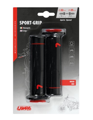 Sport-Grip, manopole universali - Rosso