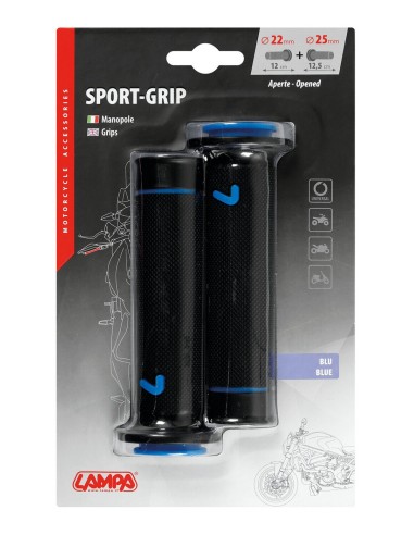 Sport-Grip, manopole universali - Blu