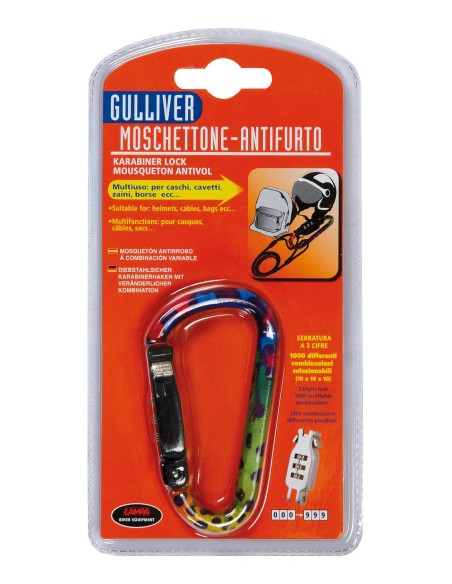 Gulliver, moschettone-antifurto - Spotted