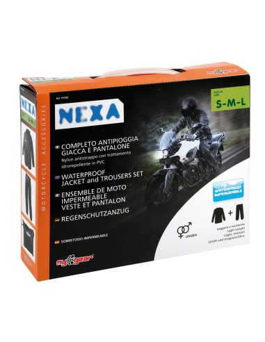 Nexa, completo antipioggia giacca e pantalone - 1 (S-M-L)