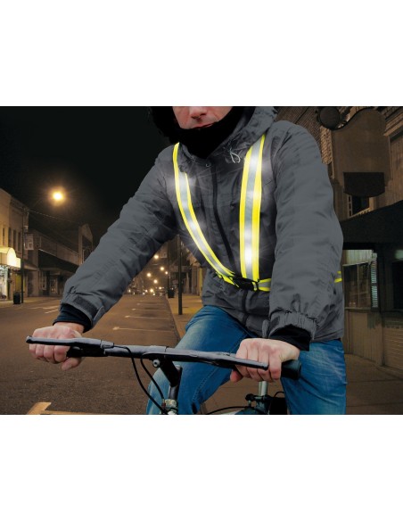 BRETELLE RIFLETTENTI GIALLE X-BELT (EN CE13356:2