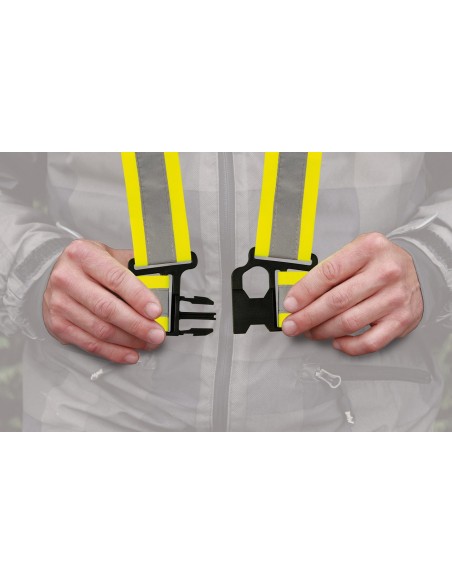 BRETELLE RIFLETTENTI GIALLE X-BELT (EN CE13356:2