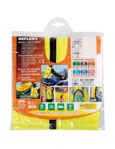 GILET RIFLETTEN.GIALLO TG.XL EN 1150:1999
