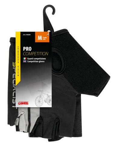 GUANTI PRO COMPETITION M NERO/GRIGIO 94028 LAMPA