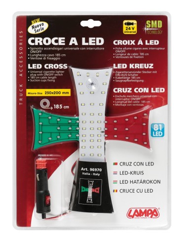 CROCE A LED ITALIA 24V