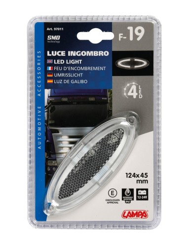 LUCE INGOMBRO OVALE BIANCA