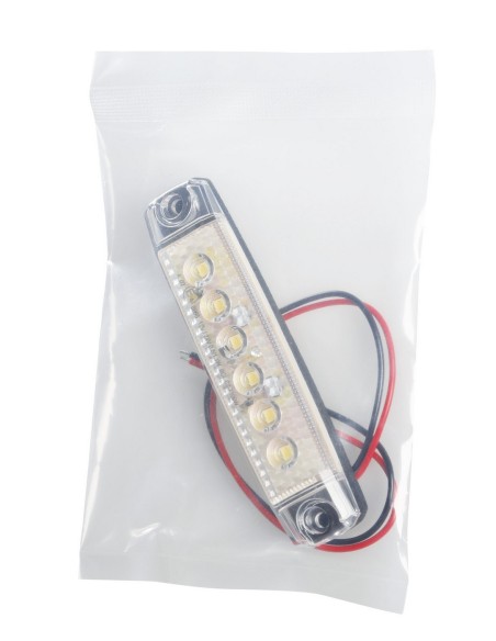 LUCE INGOMBRO BIANCA 6LED 12/24V F-17 S/BLISTER