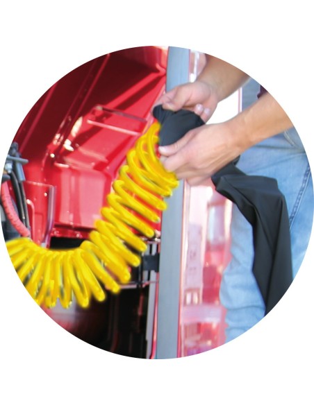 COPERTURA ROSSA TUBI ARIA CAMION