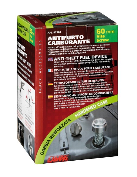 ANTIFURTO CARBURANTE 60MM VITE