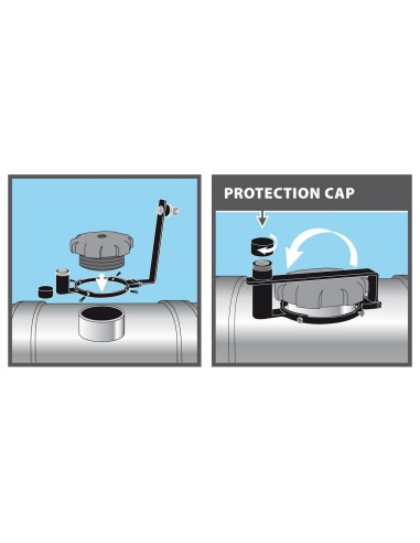 ANTIFURTO CARBURANTE PER TAPPI 80MM 97790 LAMPA