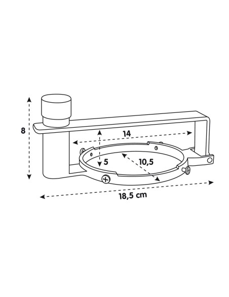 ANTIFURTO CARBURANTE PER TAPPI 80MM 97790 LAMPA