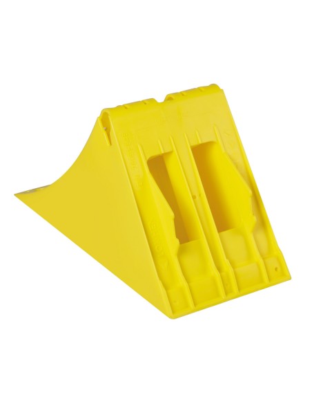 CUNEO FERMA RUOTA IN PLASTICA GIALLA 383X160X193