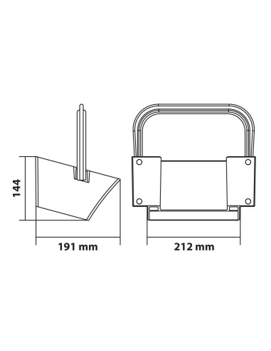 PORTA CALZATOIA E53 PLASTICA