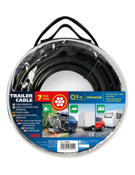 CAVO RIMORCHIO 5M 7 POLI