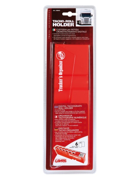Tacho-Roll Holder, custodia per rotoli cronotachigrafo digitale