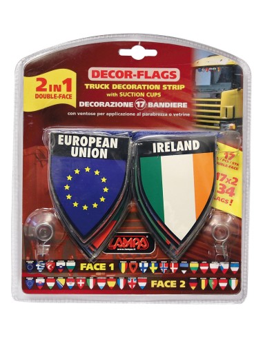 Decor-Flags 2 in1 - Set 4 - 17x2 bandiere