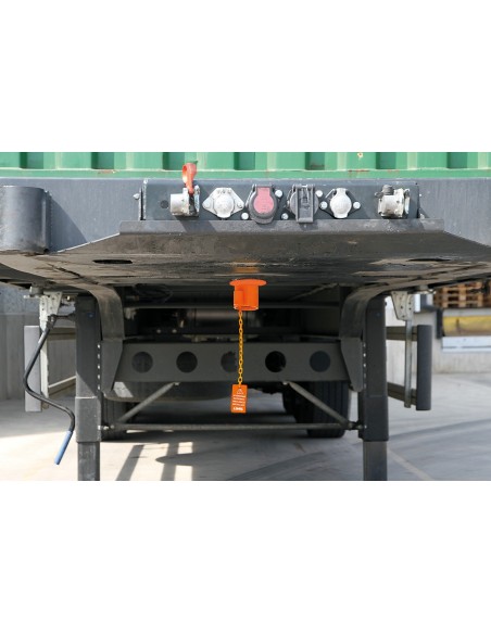 ANTIFURTO MECCANICO PER PERNO RALLA SEMIRIMORCHIO 98703 LAMPA