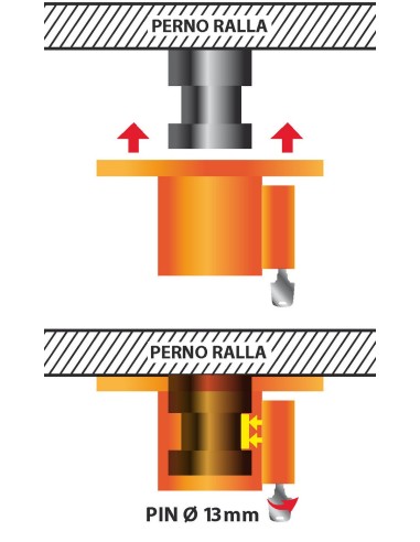 ANTIFURTO MECCANICO PER PERNO RALLA SEMIRIMORCHIO 98703 LAMPA