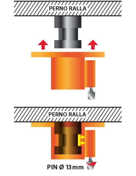 ANTIFURTO MECCANICO PER PERNO RALLA SEMIRIMORCHIO 98703 LAMPA