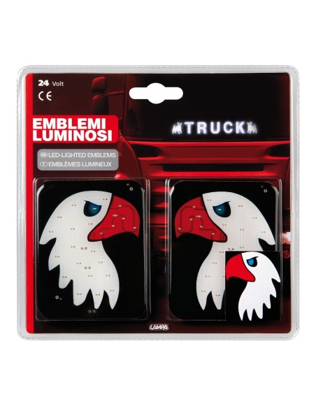 Spell-It Led coppia emblemi, 24V - Aquila