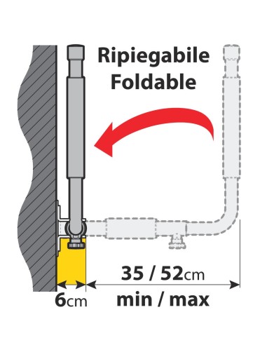 PORTA BOX DA GARAGE TYPE 1 LATERALE