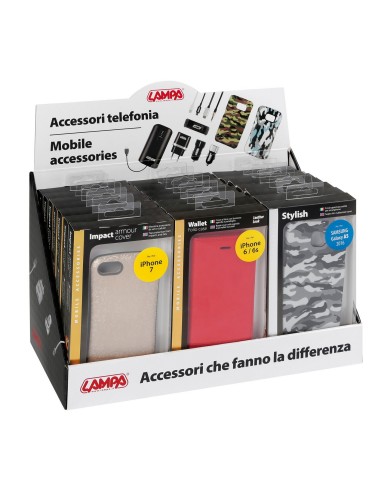 ESPOSITORE DA BANCO PER ARTICOLI TELEFONIA