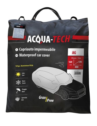Gran-Pree Acqua-Tech, copriauto impermeabile - AG-8 - cm 510x200x190