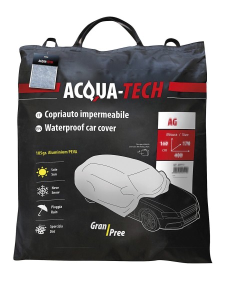 Gran-Pree Acqua-Tech, copriauto impermeabile - AG-8 - cm 510x200x190