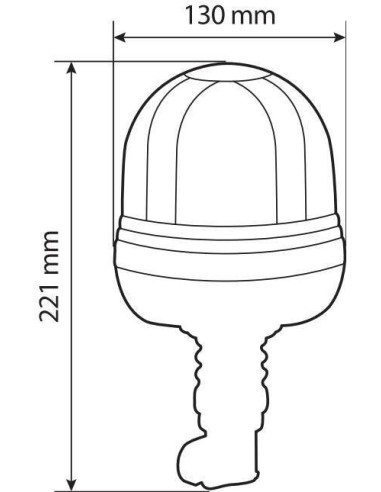 RL-10, luce di segnalazione a Led, 12/24V