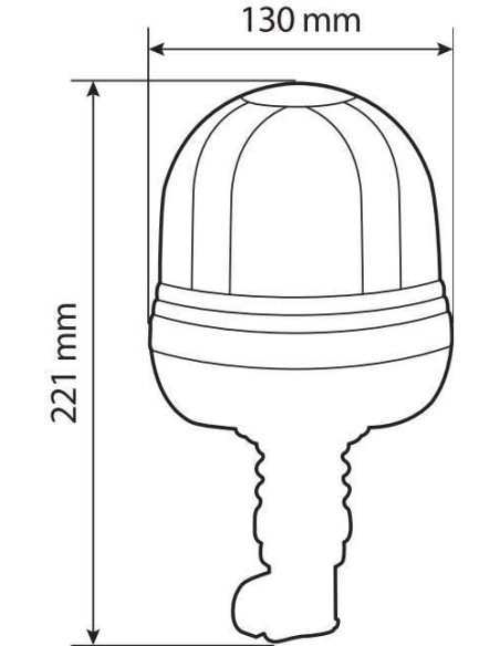 RL-10, luce di segnalazione a Led, 12/24V