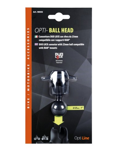 Titan Ball Head, Connettore DuoLock con sfera da 25 mm / 1”