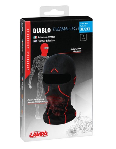 Diablo, sottocasco termico - XL/XXL - 57-60 cm