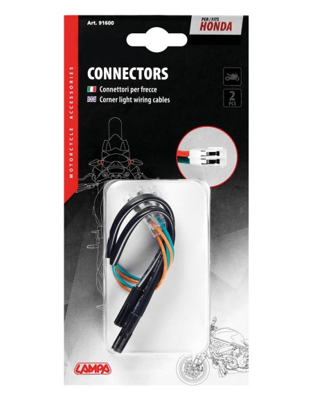 Connettori per indicatori di direzione, 2 pz - compatibile per - Honda