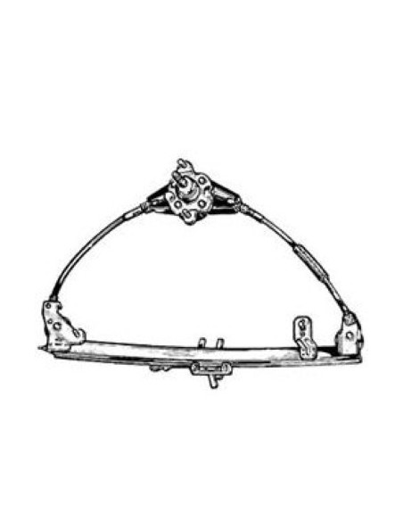 ALZACRISTALLO ANTERIORE MANUALE PUNTO'93 in poi 5P.SX