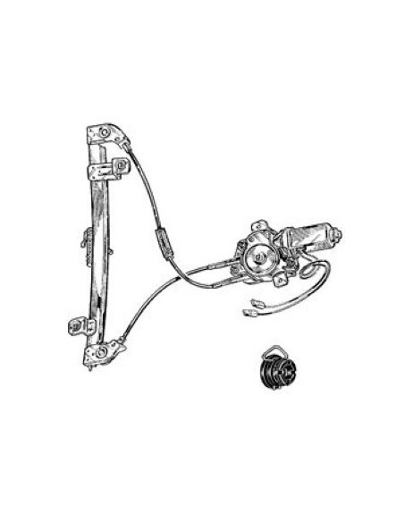 ALZACRISTALLO ANTERIORE ELETTRICO PEUGEOT 306'93 in poi 5P.DX