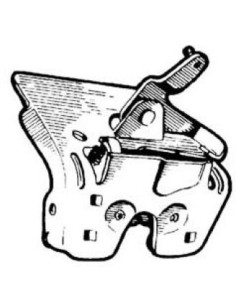 GANC.CHIUSURA COFANO POSTERIORE UNO'83 in poi 3/5P.