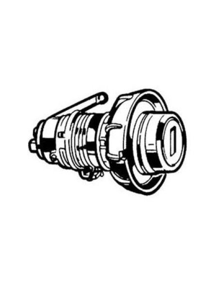 SERRATURA PULSANTE CHIUSURA COFANO POSTERIORE PUNTO'93 in poi CON CHIAVE