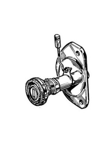 CHIUSURA COFANO POSTERIORE CINQUECENTO/SEICENTO'98 in poi CON CHIAVE