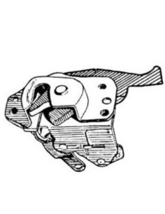 SERRATURA ANTERIORE IBIZA'83 in poi SX 3/5P.