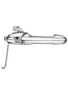 MANIGLIA ANTERIORE ESTERNO FIAT 500'07 in poi DX SENZA CHIAVE