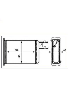 RAD.RISCALD.DUCATO'94 in poi 2.0CC. 350218060003 MAGNETI MARELLI