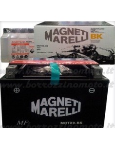 BATTERIA MOTO 9 AH.STANDARD MARELLI MOB9-B MAGNETI MARELLI