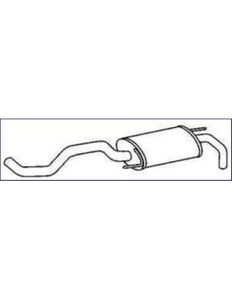 MARMITTA TERM.POLO'94 in poi 1.0/1.3/1.4CC. 01.93350 MTS