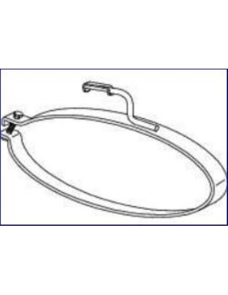 CRAVATTA MARMITTA OPEL ASTRA'91 in poi SW/BERLINA 02.8294 MTS