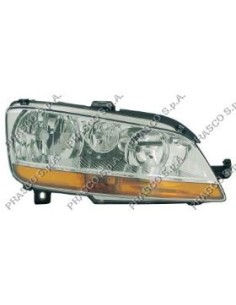 PROIETTORE DX MOD. H7+H1+H1 ELETTRICO-CON MOTORE-CON FANALE ARANCIO MOD.  in poi  12/05 FIAT - IDEA - MOD. 11/03 - 11/05 FT3504
