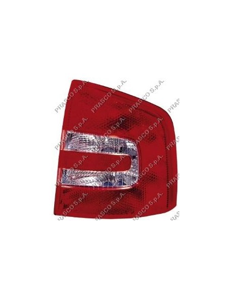 FANALE POSTERIORE DX-SENZA PORTALAMPADA MOD. STATION WAGON SKODA - OCTAVIA - MOD. 04/04 - 12/08 SK0244153 PRASCO