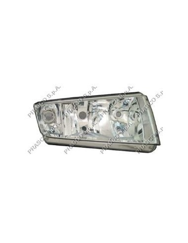 PROIETTORE DX MOD. H7+H3 PARABOLA CROMATO SKODA - FABIA - MOD. 01/00 - 03/04 SK3204803 PRASCO