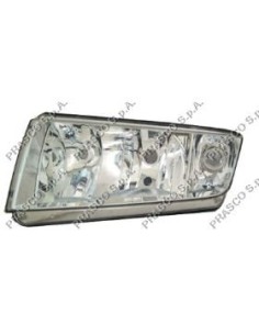 PROIETTORE SX MOD. H7+H3 PARABOLA CROMATO SKODA - FABIA - MOD. 01/00 - 03/04 SK3204804 PRASCO