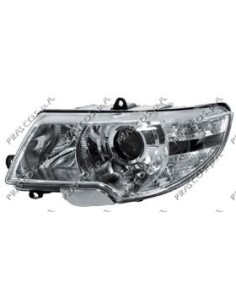PROIETTORE SX MOD. H3+H7 ELETTRICO-CON MOTORE SKODA - SUPERB - MOD. 01/09 - 12/12 SK4204904 PRASCO