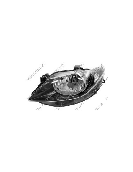 PROIETTORE SX MOD. H4 ELETTRICO-CON MOTORE SEAT - IBIZA - MOD. 07/08 - 04/12 ST0354814 PRASCO